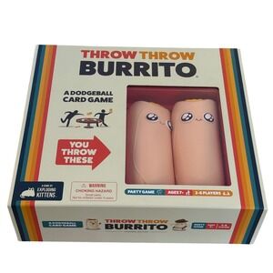 Throw Throw Burrito Exploding Kittens Dodgeball Card Game Complete‎